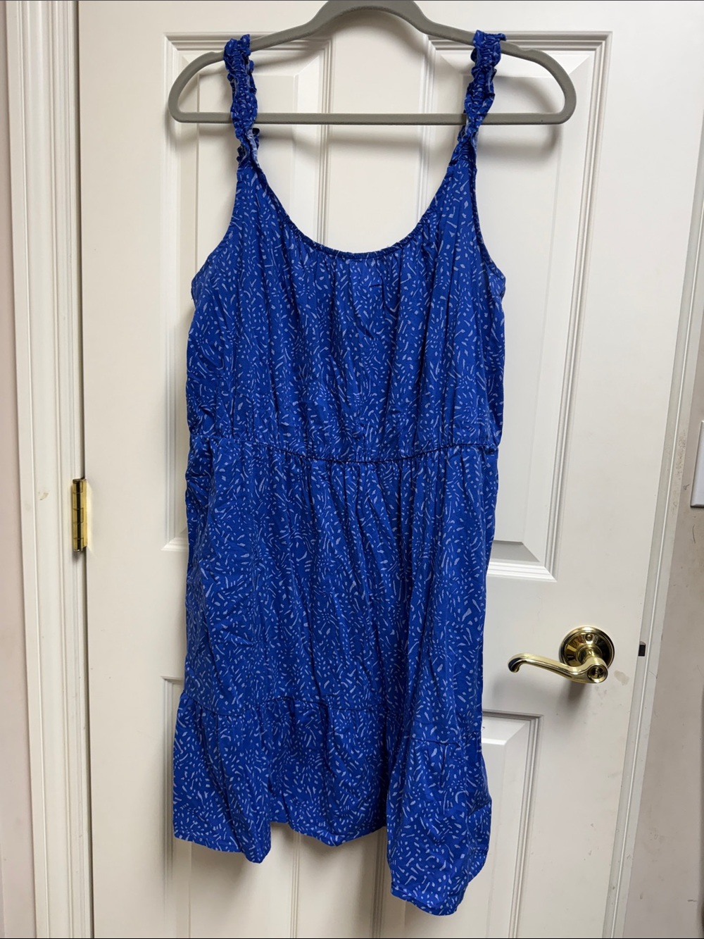 Banana Republic Royal Blue Printed Sundress